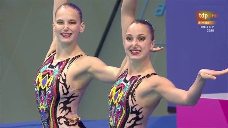 Sophie Giger 2016 European Synchronized Swimming Championships Free Preliminary
