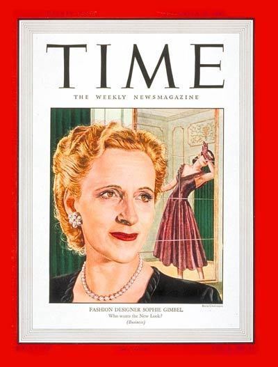 Sophie Gimbel TIME Magazine Cover Sophie Gimbel Sep 15 1947
