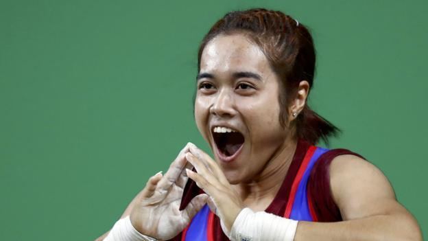 Sopita Tanasan Rio Olympics 2016 Thailands Sopita Tanasan wins 48kg weightlifting