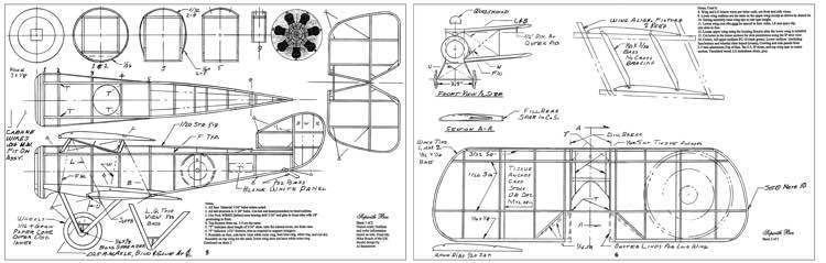 Sopwith Bee Sopwith BeeFAC Plans AeroFred Download Free Model Airplane Plans