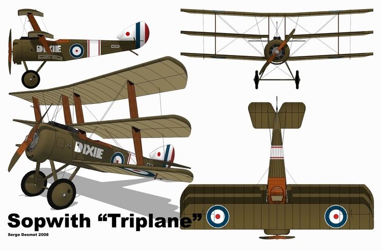 Sopwith Triplane FileSopwith triplane 3 vuesjpg Wikimedia Commons