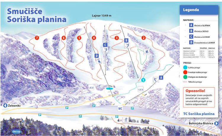 Soriška Planina Ski Resort Soriska Planina Ski Resort Guide Location Map amp Soriska Planina ski