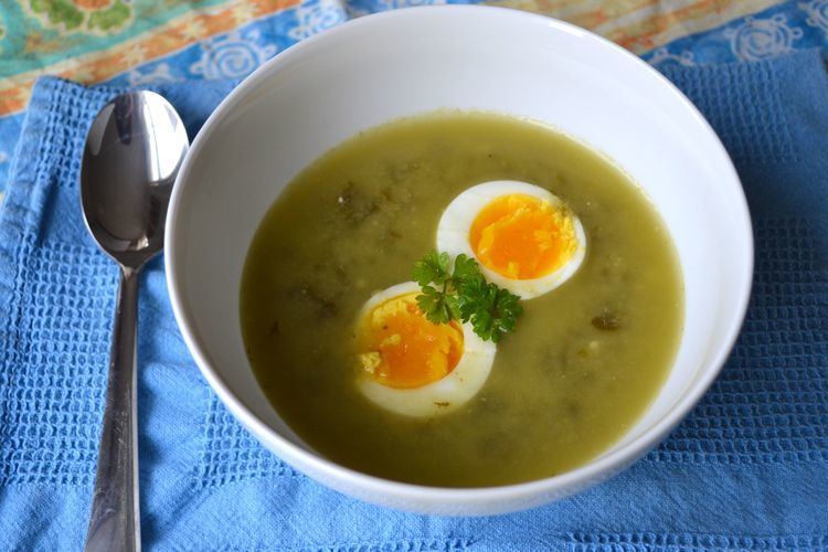 Sorrel soup Polish Sorrel Soup Zupa Szczawiowa Susan eats London