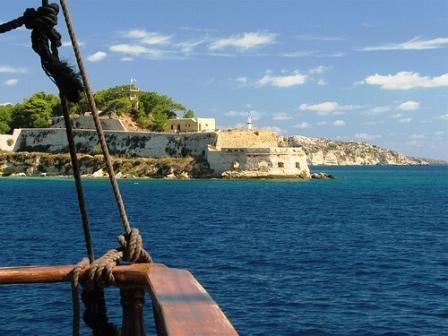 Souda Bay Souda Bay Crete near Chania on the north coast ferries depart