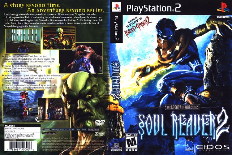 Soul Reaver 2 wwwtheisozonecomimagescoverps2638jpg