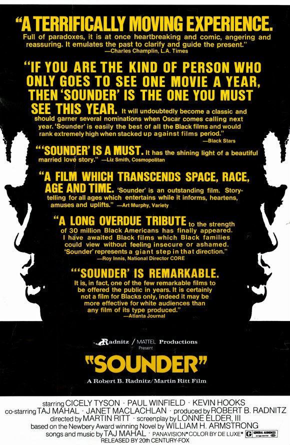 Sounder (film) Oscar Vault Monday Sounder 1972 dir Martin Ritt the diary of