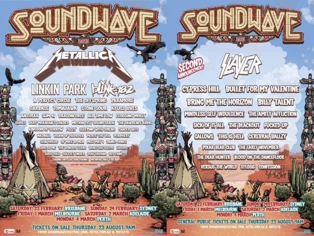 Soundwave (Australian music festival) Australia39s Soundwave Festival Announces Almost Every Band Ever