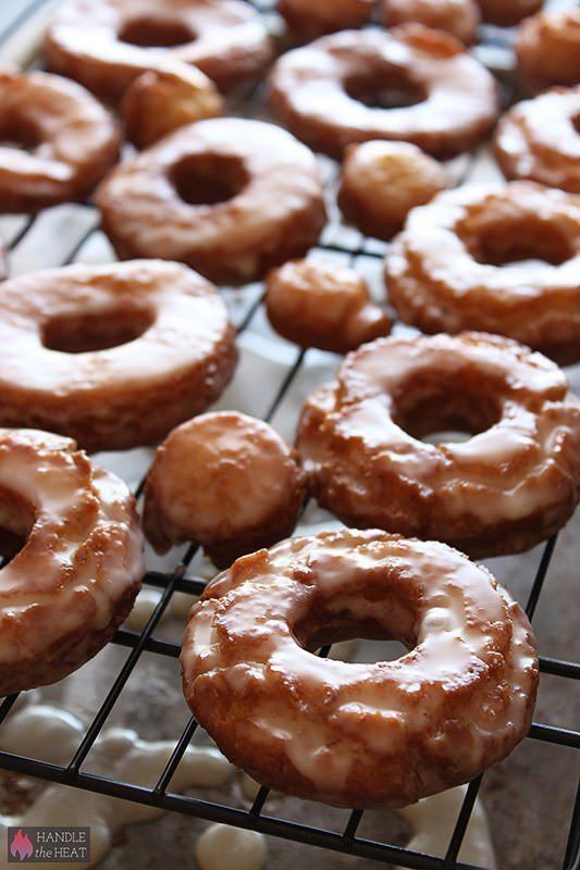 Sour cream doughnut OldFashioned Sour Cream Doughnuts Handle the Heat