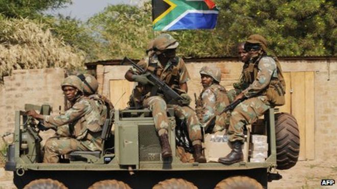 South African Army South Africa army 39not scared39 of DR Congo conflict BBC News
