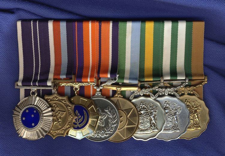 South African military decorations order of wear