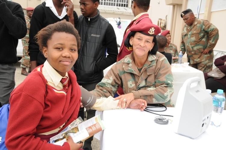 South African Military Health Service reaching out to the military veterans and learners