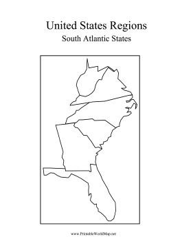 South Atlantic States SouthAtlanticStatesMappng