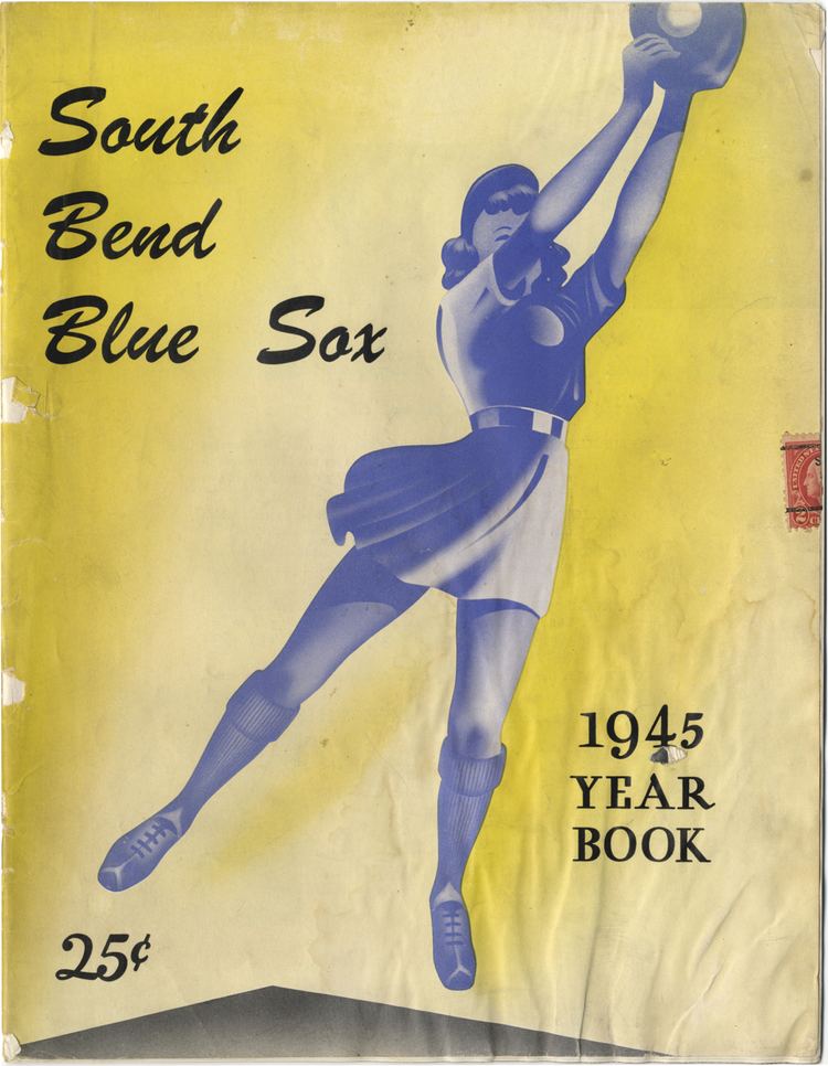 South Bend Blue Sox 1945 South Bend Blue Sox yearbook DPL DAMS