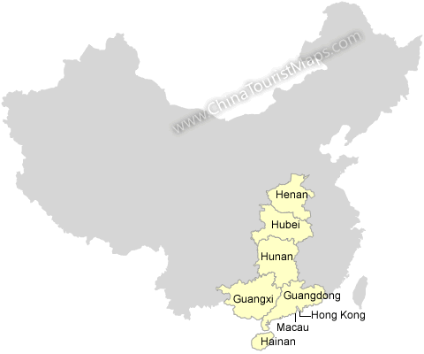 South Central China South Central China MapMap of South China map of southern china