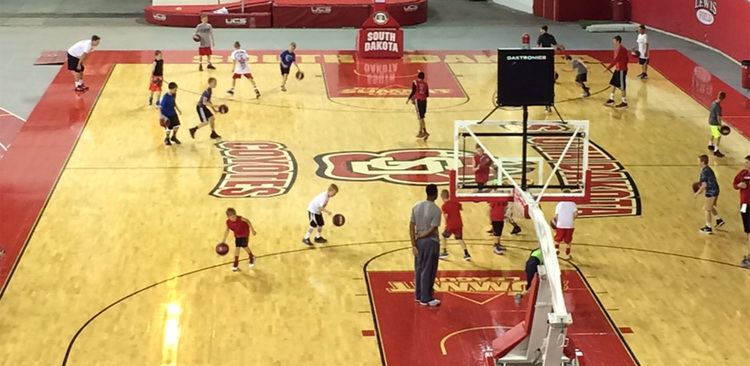 South Dakota Coyotes men's basketball Coyote Men39s Basketball Camps at The University of South Dakota