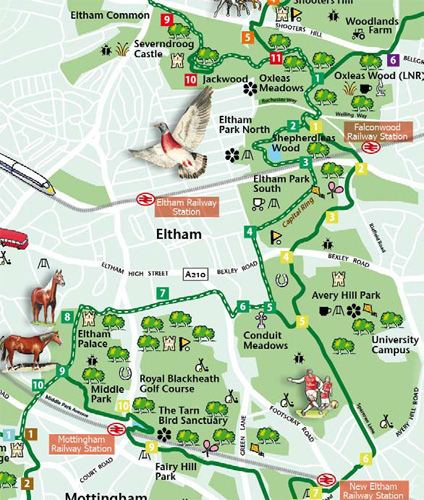 South East London Green Chain Green Chain Walking Festival eshootershill