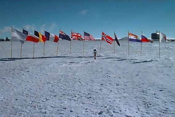 South Pole Virtual Tour Poles