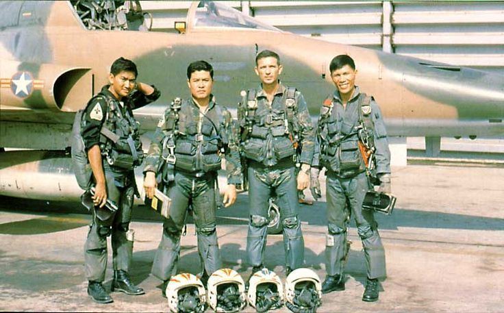 South Vietnam Air Force South Vietnamese Air Force with their American Air Force advisor in