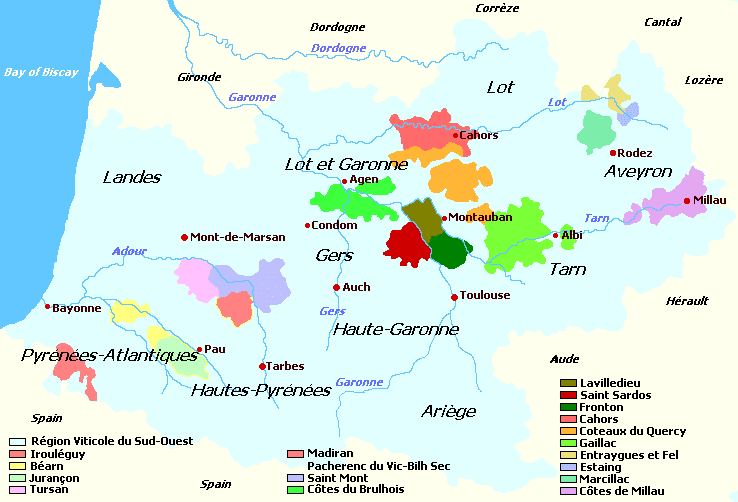 South West France (wine region) South West Wine Region France