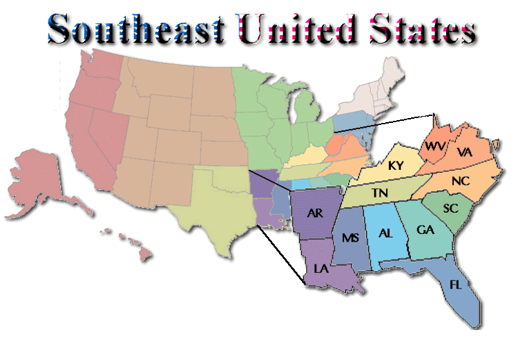 Southeastern United States K12 TLC Guide to Southeast United States