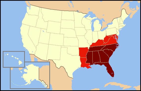 Southeastern United States Southeastern United States Wikipedia