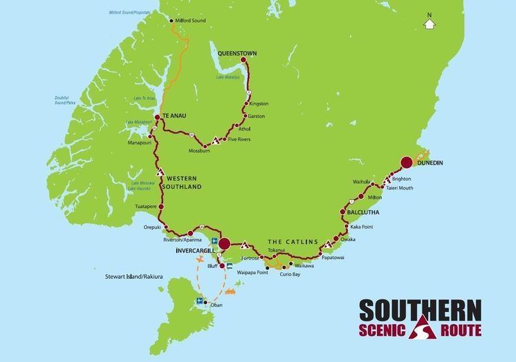 Southern Scenic Route Southern Scenic Route Neuseeland