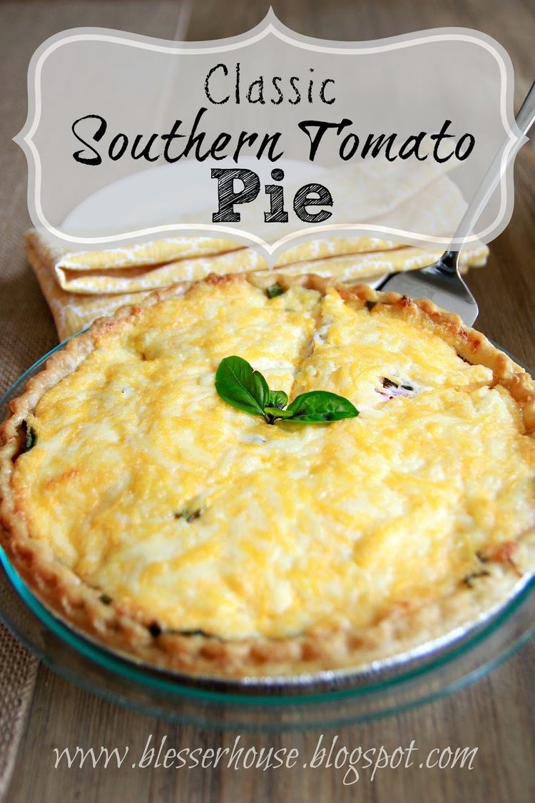 Southern tomato pie Classic Southern Tomato Pie Bless39er House