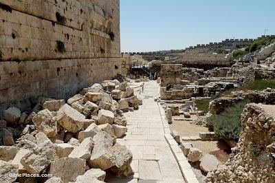 Southern Wall Southern Temple Mount Excavations BiblePlacescom BiblePlacescom