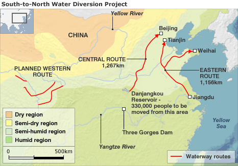 South–North Water Transfer Project BBC News China villagers moved to quench the urban thirst