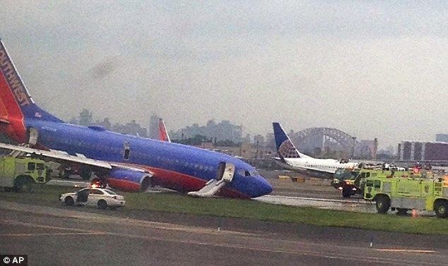 Southwest Airlines Flight 345 Southwest Flight 345 Boeing 737 crash lands at LaGuardia after nose