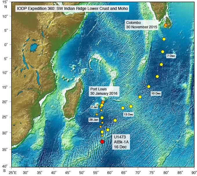 Southwest Indian Ridge IODP JRSO Expeditions SW Indian Ridge Lower Crust and Moho