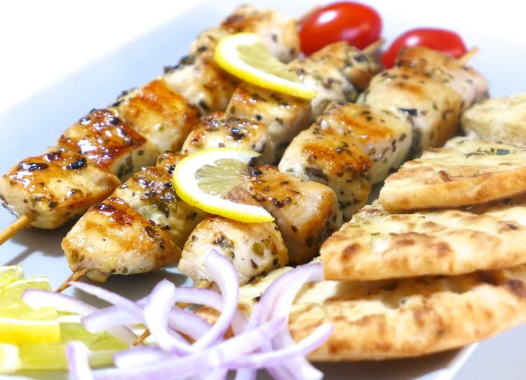 Souvlaki Chicken Souvlaki recipe Skewers with Pita Bread My Greek Dish
