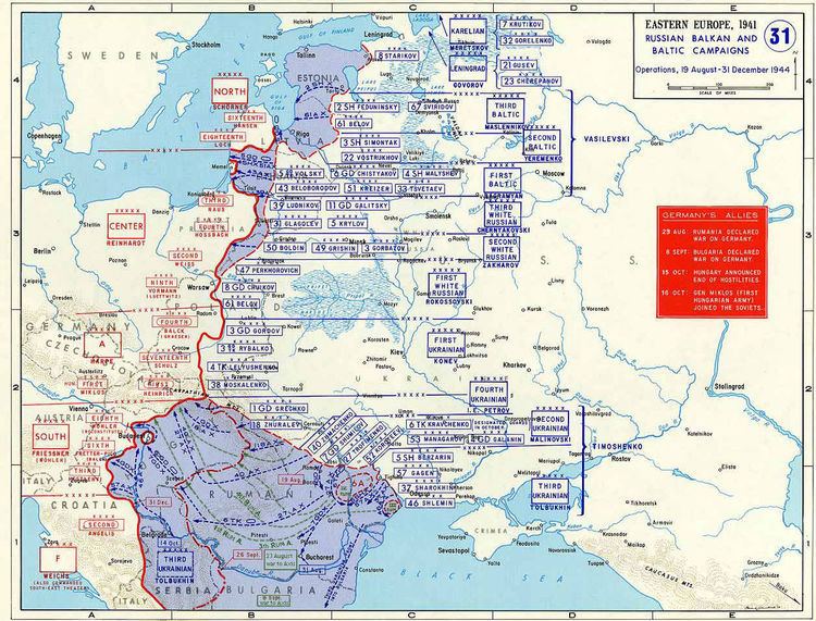 Soviet re-occupation of Latvia in 1944