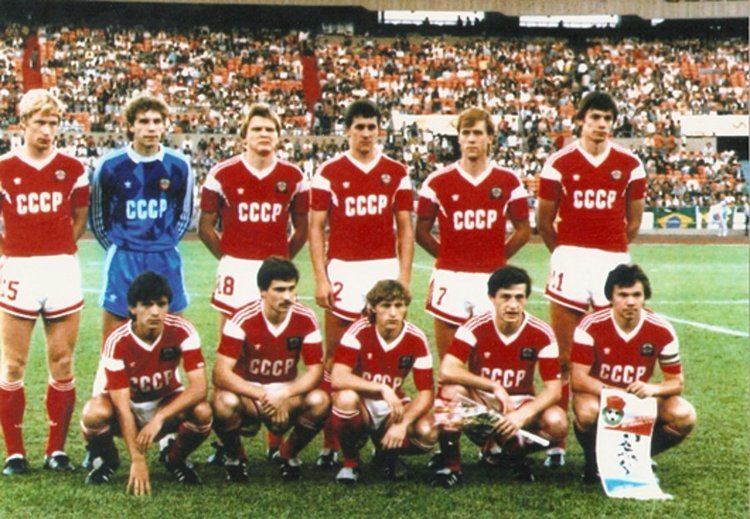 Soviet Union national football team FRITZ THE FLOOD Olympic Games 1988 Brazil USSR