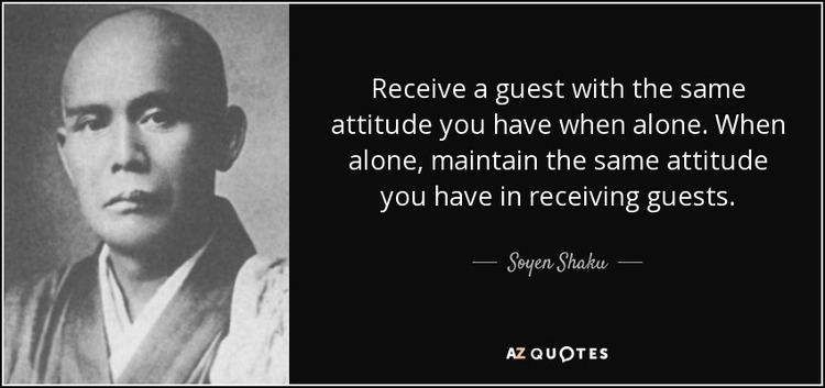 Soyen Shaku TOP 6 QUOTES BY SOYEN SHAKU AZ Quotes