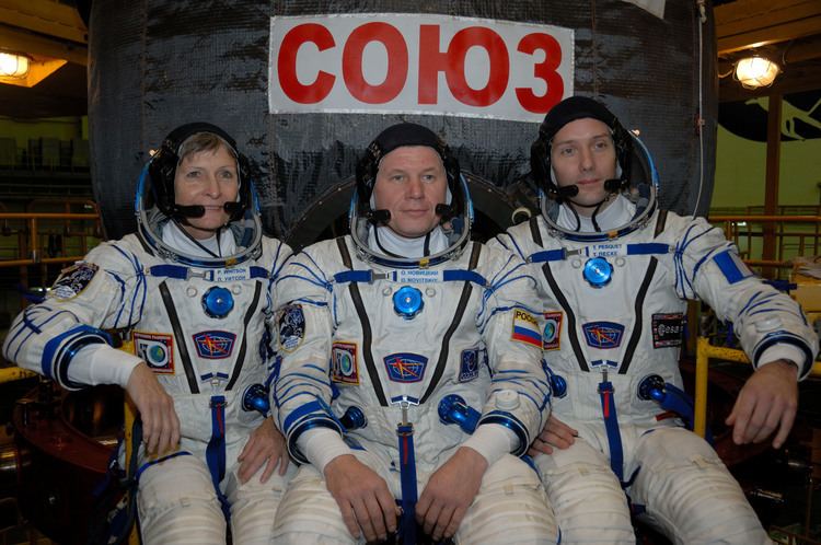 Soyuz MS-03 Expedition 5051 in Front of Their Soyuz MS03 Spacecraft NASA