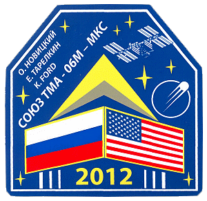 Soyuz TMA-06M wwwspacefactsdemissionpatchessoyuztma06m2png