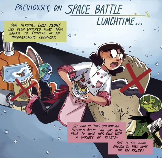 Space Battle Lunchtime Space Battle Lunchtime capitalizes on the fun of cooking reality