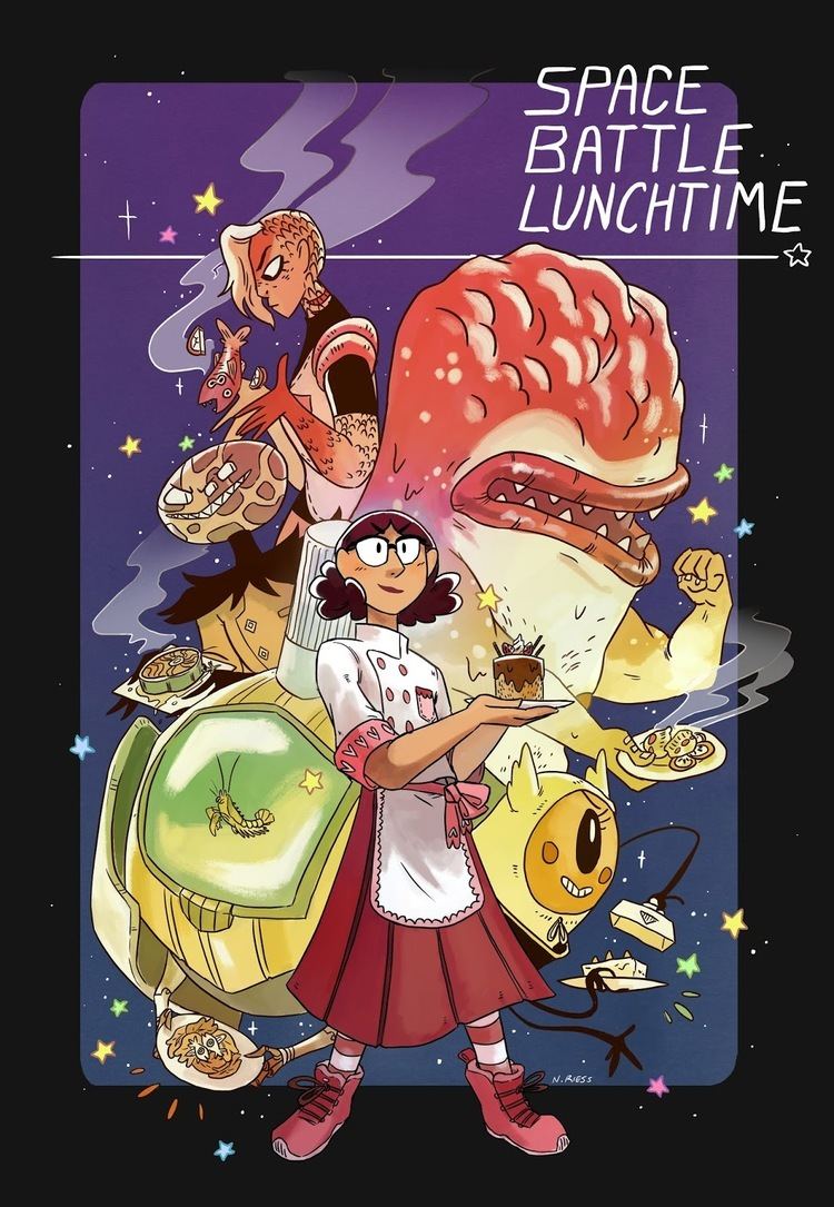 Space Battle Lunchtime ComicsampCola Oni Press present first title from open submissions