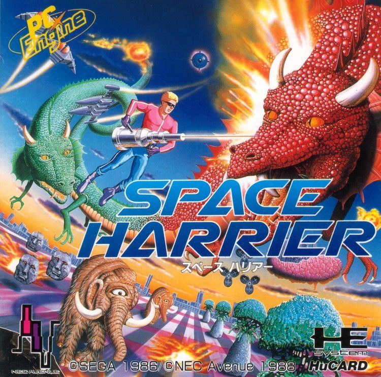 Space Harrier wwwpcenginecoukHiResSpaceHarriercoverjpg