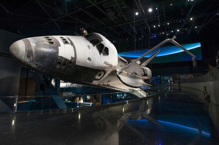Space Shuttle Atlantis Space Shuttle Atlantis launches on public display in Florida