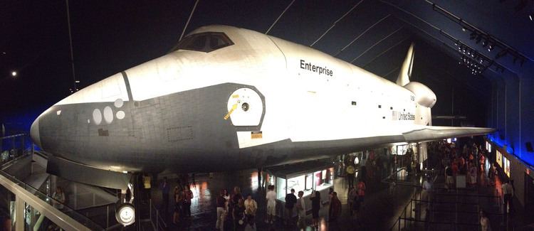 Space Shuttle Enterprise Attending the Reopening of the Enterprise Space Shuttle Pavilion at