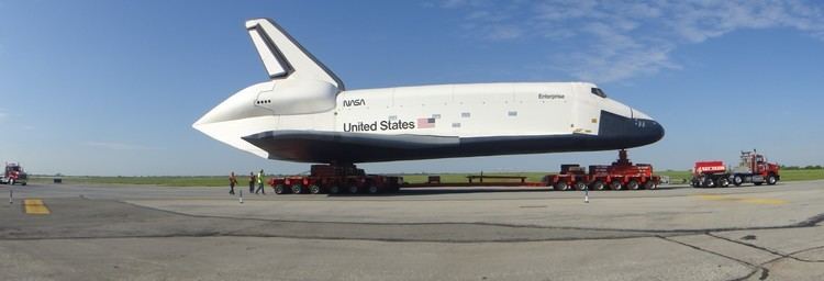 Space Shuttle Enterprise Goldhofer AG Space Shuttle Enterprise goes on its last journey