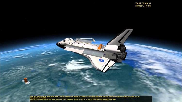 Space Shuttle Mission 2007 Space Shuttle Mission 2007 STS 41C Part 2 YouTube