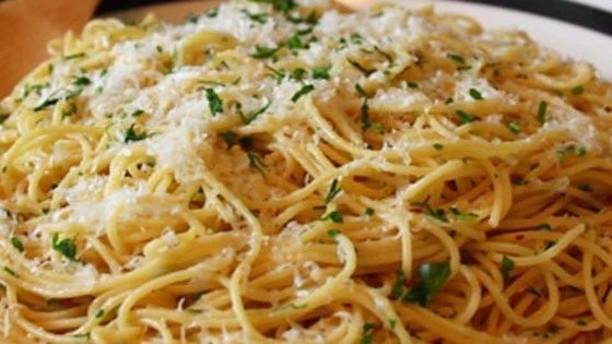 Spaghetti aglio e olio Spaghetti Aglio e Olio Recipe Allrecipescom