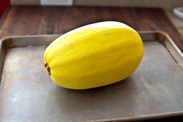 Spaghetti squash Baked Spaghetti Squash with Garlic and Butter Recipe