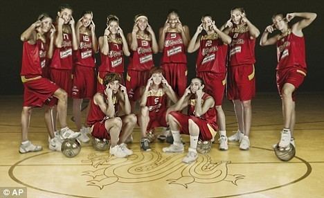 Spain men's national basketball team Spanish basketball team sparks Olympic row as they are pictured
