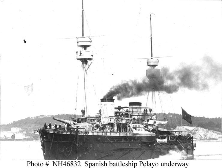 Spanish battleship Pelayo SPANISH ShipsPELAYO 18871925