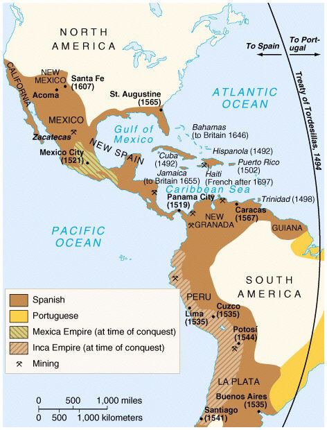 Spanish colonization of the Americas wwwirwinatorcom126114jpg