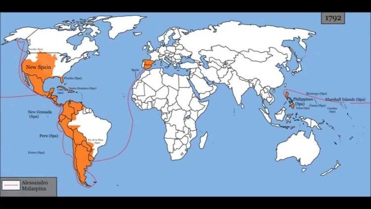 Spanish Empire Map of Spanish Empire 14921977 YouTube